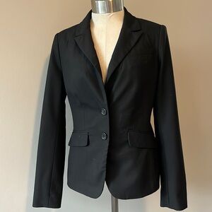 The Limited black collection fitted blazer suit jacket